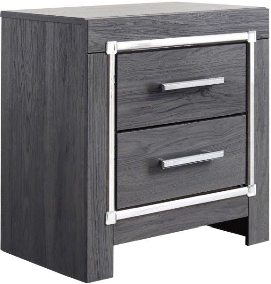 Signature Design by Ashley® Lodanna 4-Piece Gray King Storage Panel Bed Set-3