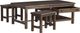 Magnussen Home® Smithton 3-Piece Homestead Brown Rectangular Cocktail Table and Stools Set-3