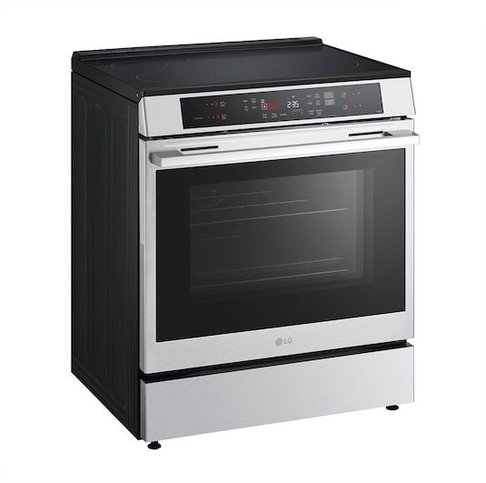LG 30" Smudge Resistant Stainless Steel Smart Slide-In Induction Range with True Convection and Air Fry-3