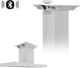 ZLINE 30" Stainless Steel Island Mounted Range Hood with CrownSound® Bluetooth Speakers-3