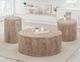 International Furniture Direct Balam Stained White Cocktail Table-1