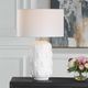 Uttermost® Emerie White Textured White Table Lamp-1