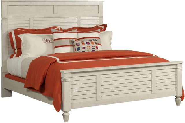 American Drew® Grand Bay Acadia White King Panel Bed-0
