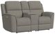 Flexsteel® Henry Fog Power Reclining Loveseat with Console and Power Headrests-0