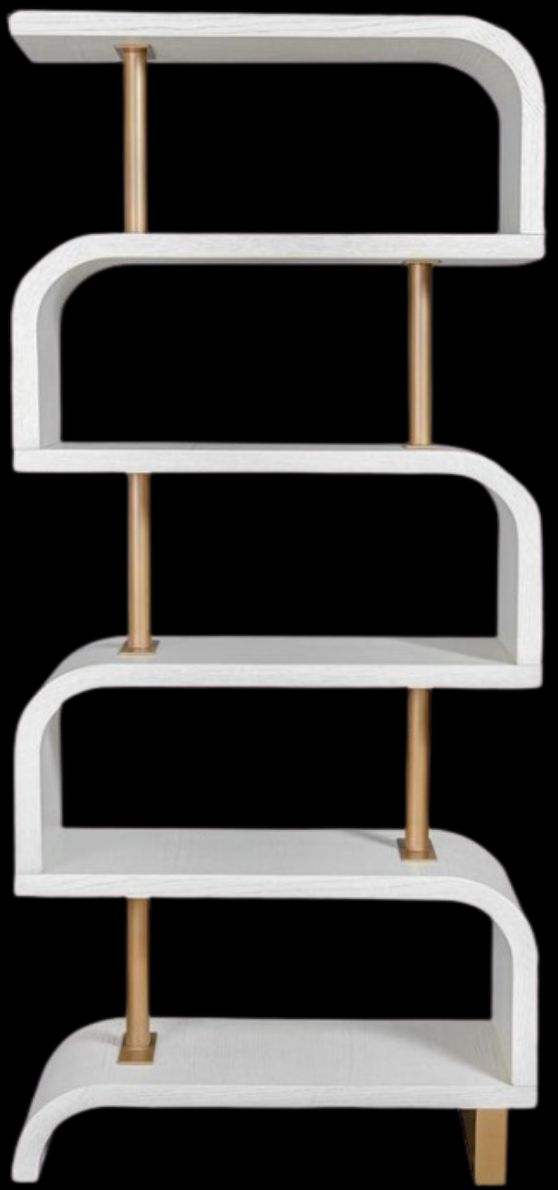 Uttermost® Bia White Etagere-3