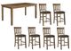Signature Design by Ashley® Urbinforte 7-Piece Brown/Light Brown Counter Extension Dining Table Set-0