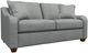 La-Z-Boy® Charlie Silver Apartment-Size Sofa-0