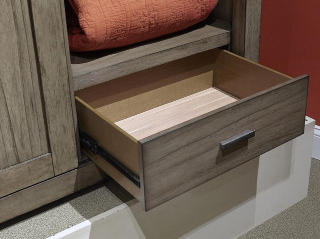 aspenhome® Modern Loft Graystone Sliding Door Chest-1