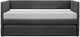 Homelegance® Vining Dark Gray Daybed with Trundle-2