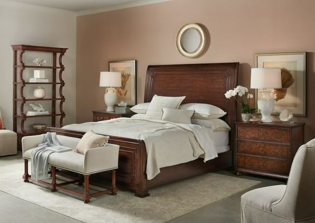 Hooker® Furniture Charleston Maraschino Cherry California King Sleigh Bed-1