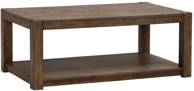 Liberty Furniture Broadmore 3-Piece Cobblestone Brown Occasional Table Set-1