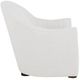 Fairfield® Sutton White Quilted Channel Back Lounge Chair-2