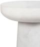 Uttermost® Lirra White Indoor-Outdoor Marble Drink Table-3