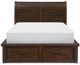 Homelegance® Logandale Brown California King Sleigh Storage Bed-2