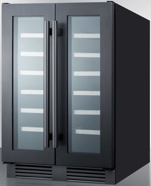 Summit® 15.2 Cu. Ft. Black Wine Cooler-1