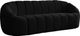 Meridian Furniture Elijah Black Velvet Sofa-1