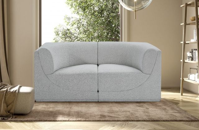 Meridian Furniture Ollie 2-Piece Gray Modular Sofa-3