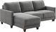 Luonto Furniture Martta 2-Piece Atlantic Full XL Sleeper Sectional and Chaise-2