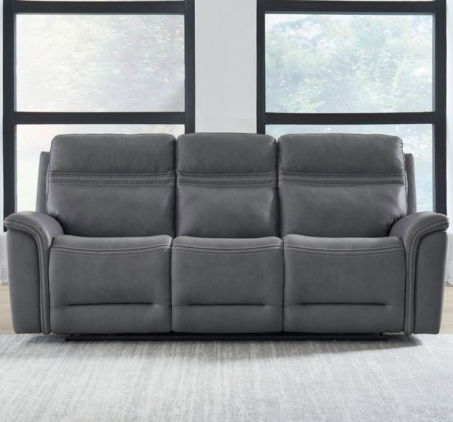 Liberty Furniture Cooper Blue Gray Power Reclining Sofa-2