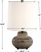 Uttermost® Wester Dark Gary Table Lamp-3