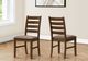 Monarch Specialties Inc. 2-Piece Antique Cherry/Brown 38" Upholstered Dining Side Chairs Set-2
