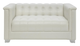 Coaster® Chaviano Pearl White Loveseat-0