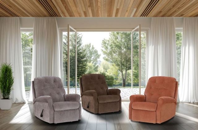 HomeStretch Dori Slate Manual Recliner-1
