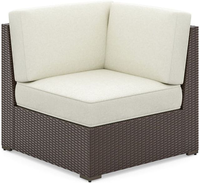 homestyles® Palm Springs Brown Outdoor Sectional Side Chair-0