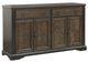 Homelegance® Stonington Brown/Charcoal Brown Server-0
