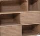 Powell® Waves Natural Bookcase-1