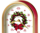 Howard Miller® Carols of Christmas II Satin Brass Tabletop Clock-1