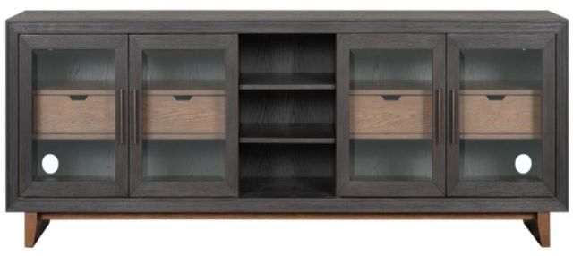 Flexsteel® Waterfall Deep Ebony Large Entertainment Base -2
