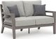 Signature Design by Ashley® Hillside Barn Gray/Brown Outdoor Loveseat with Cushion-0