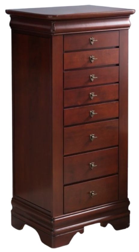 Powell® Jaymes Marquis Cherry Jewelry Armoire-1
