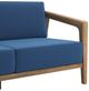 New Classic® Home Furnishings Bali Dark Blue Eucalyptus Outdoor Loveseat-3