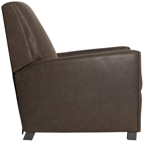 Bernhardt Bastille Bernhardt Living Brown Leather Manual Recliner-3