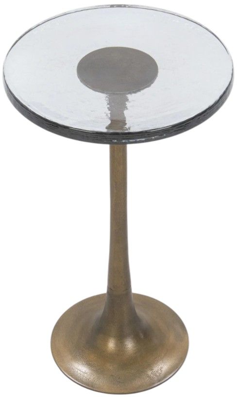 Classic Home Fabiana Brass End Table-2