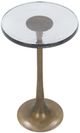 Classic Home Fabiana Brass End Table-2