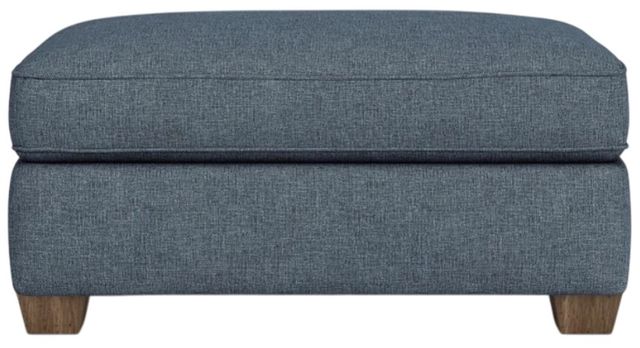 Flexsteel® Thornton Blue Dusk Cocktail Ottoman-1
