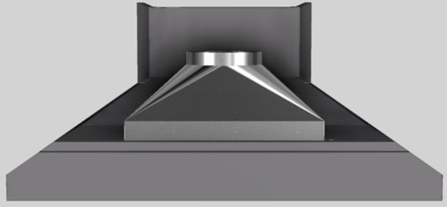 Vent-A-Hood® 66" Gunsmoke Wall Mounted Range Hood-2