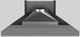 Vent-A-Hood® 66" Gunsmoke Wall Mounted Range Hood-2