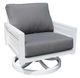 CabanaCoast® Customizable Gramercy Aluminum Outdoor Lounge Swivel Rocker Chair-0