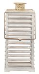 A & B Home Hesper 2-Piece Whitewash Hanging Garden Lantern Set-2