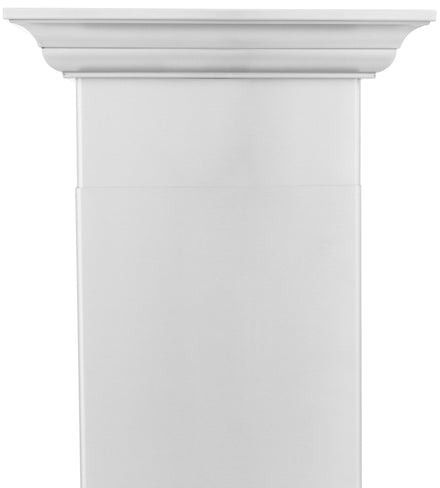  ZLINE Profile 6 Stainless Steel Crown Molding for Wall Mounted Range Hood-2