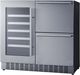 Summit® 36" Stainless Steel Combination Beverage Center-3