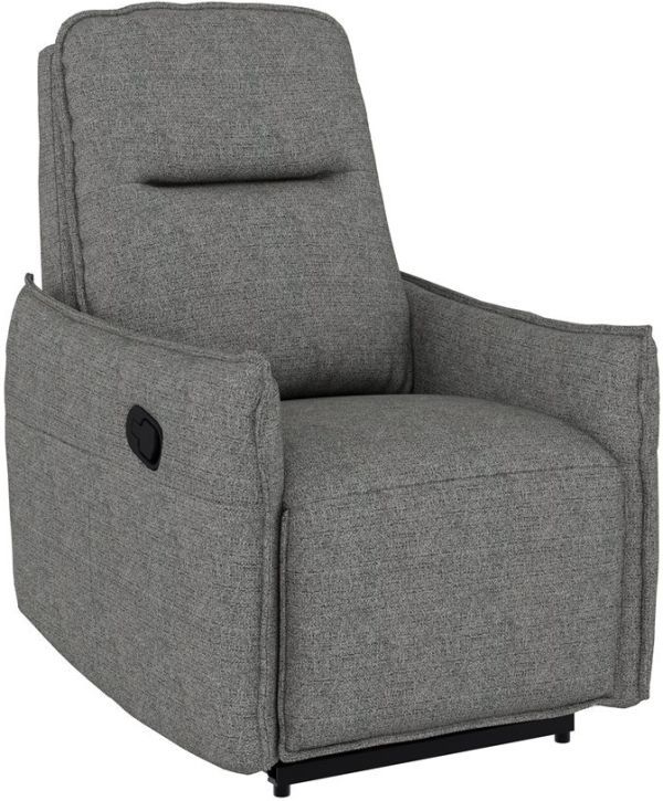 Emerald Home Justine Charcoal Manual Recliner-0