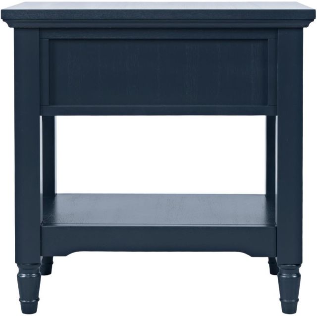 Jofran Inc. Westport Navy Leg Chairside Table-4