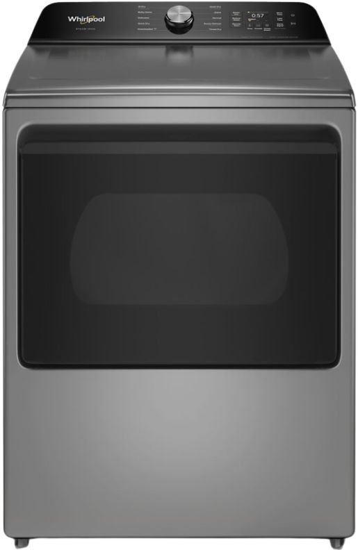 Amana® 7.5 Cu. Ft. Radiant Silver Smart Gas Dryer with Steam Iron and AI Dry-0