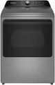 Amana® 7.5 Cu. Ft. Radiant Silver Smart Gas Dryer with Steam Iron and AI Dry-0