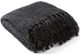 Surya Tobias Black 51"x71" Throw Blanket-1